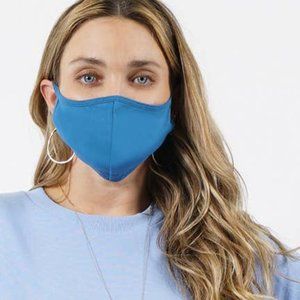 New 3-PLY Blue Contour Face Mask